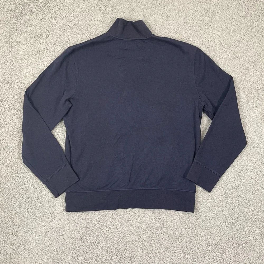 Polo Ralph Lauren Track Jacket Men XL Navy Mock Neck Full Zip